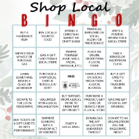 Shop Local Bingo Card