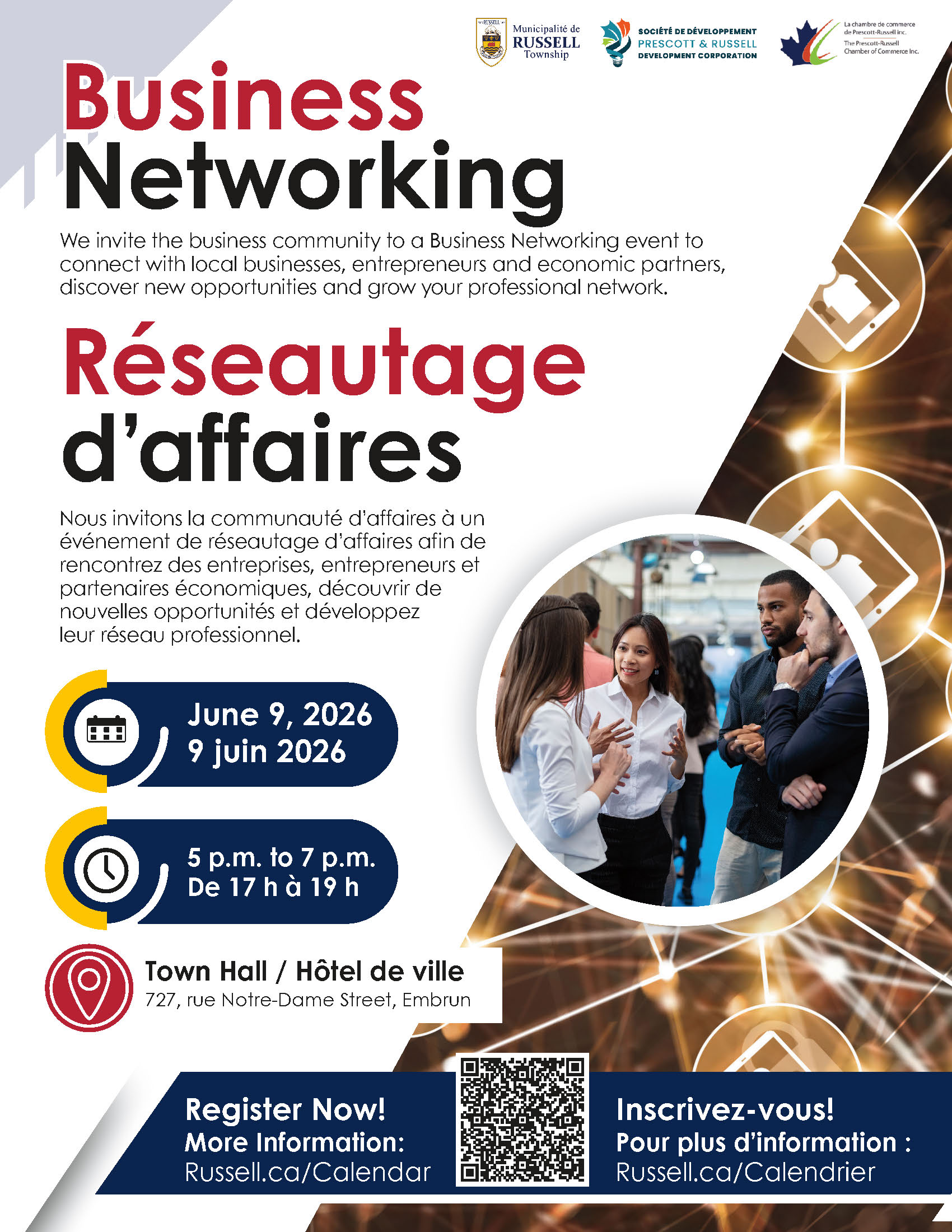 Poster of Networking Event