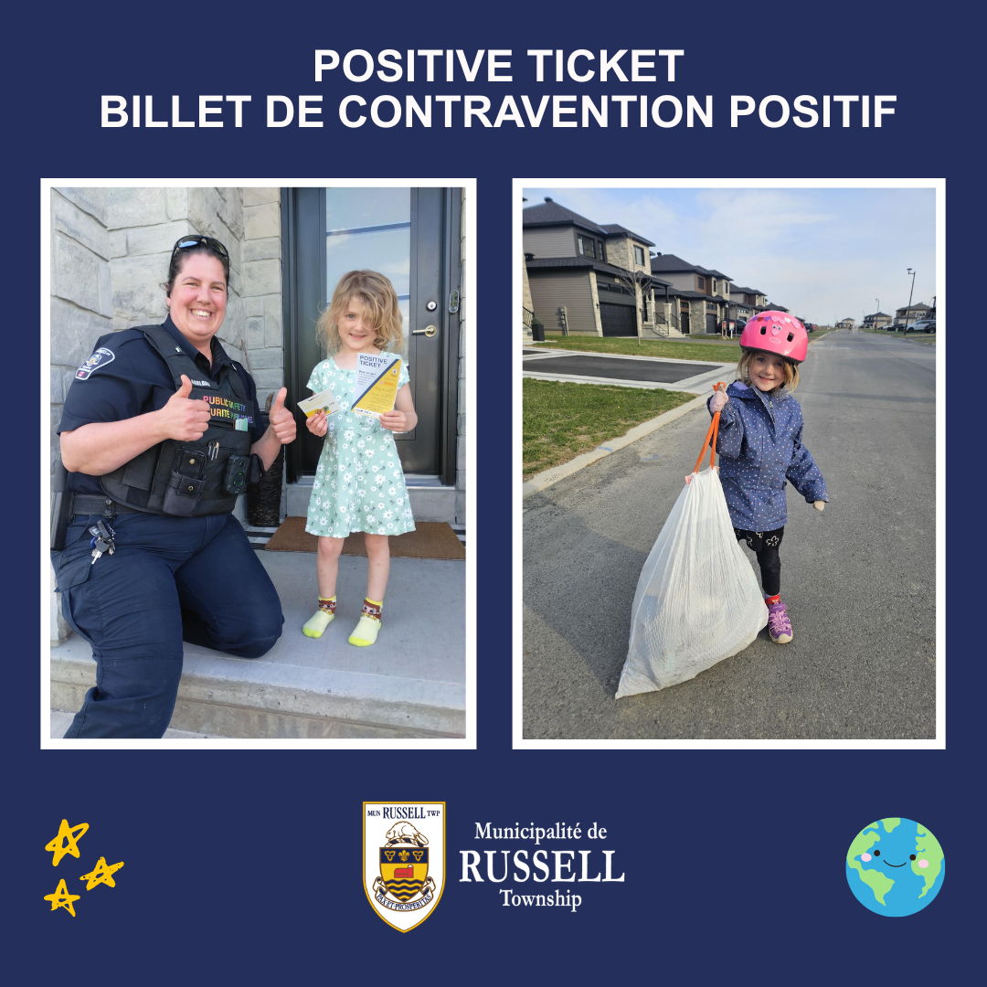 Harper with her Positive Ticket and caring for the planet