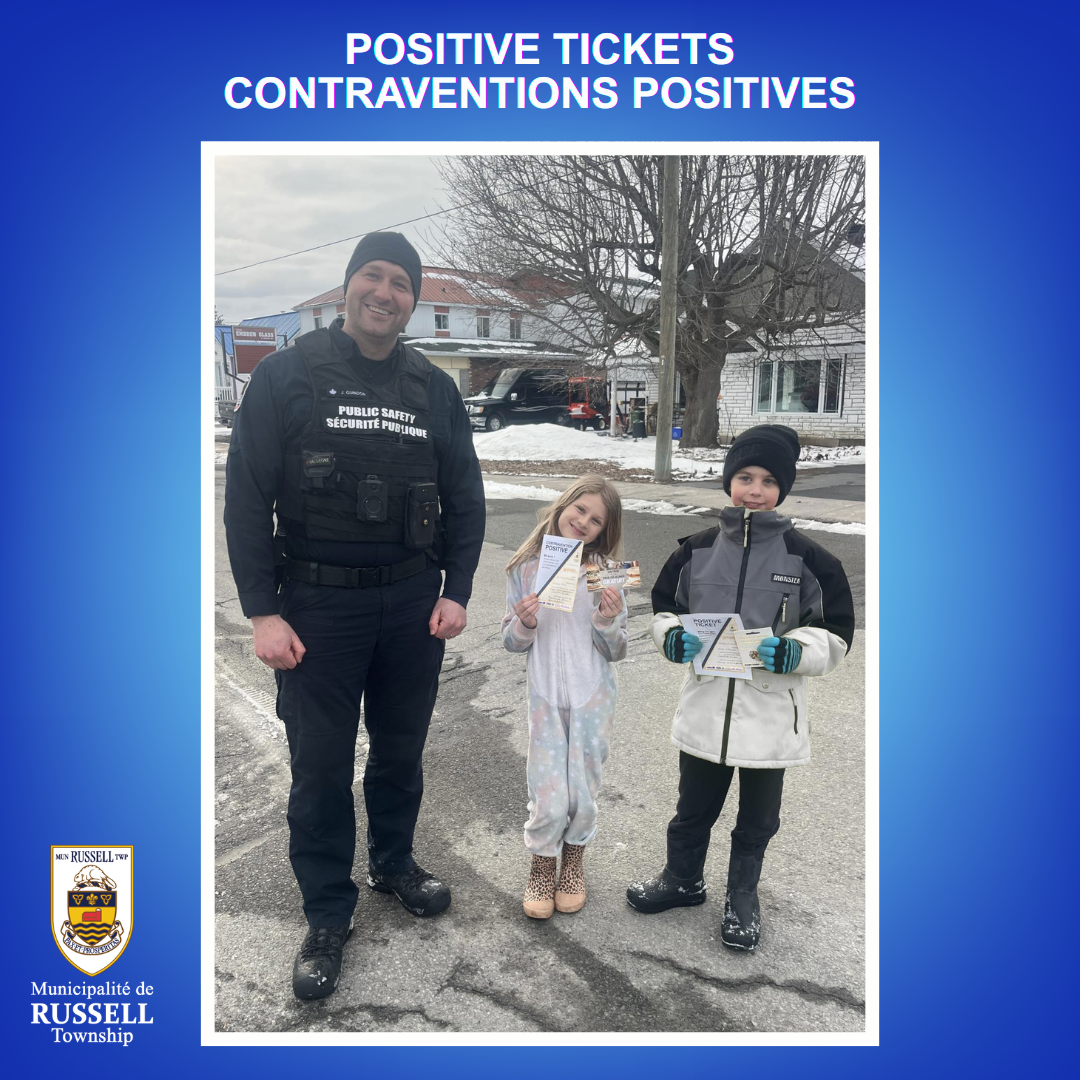 Nick and Liviah receive Positive Tickets