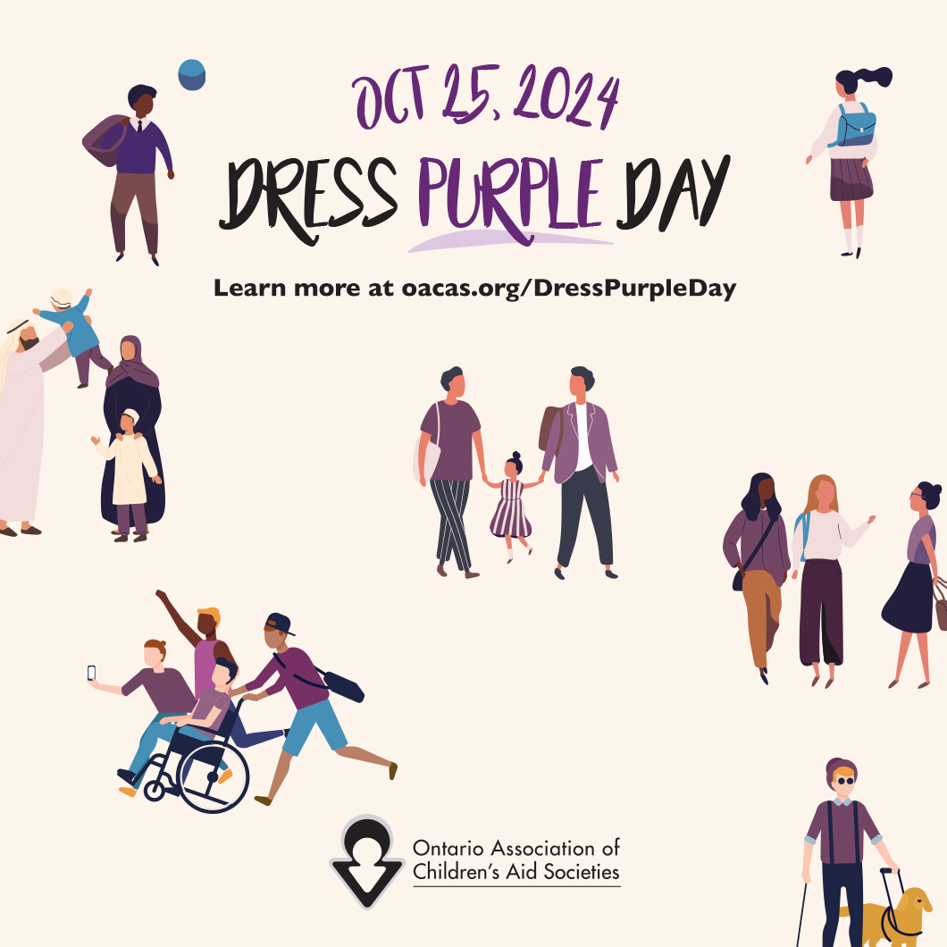 Dress Purple Day Poster
