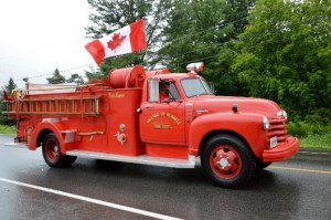 NEw Fire Truck in the Canada Day Parade of 2017