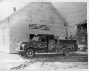 vieux camion de pompier