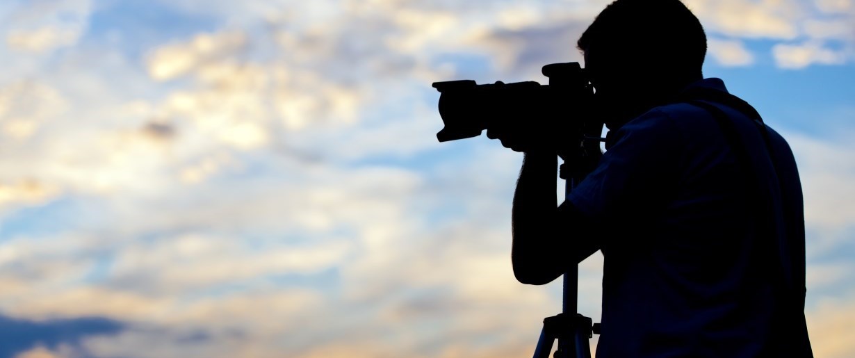 Photographer taking a picture