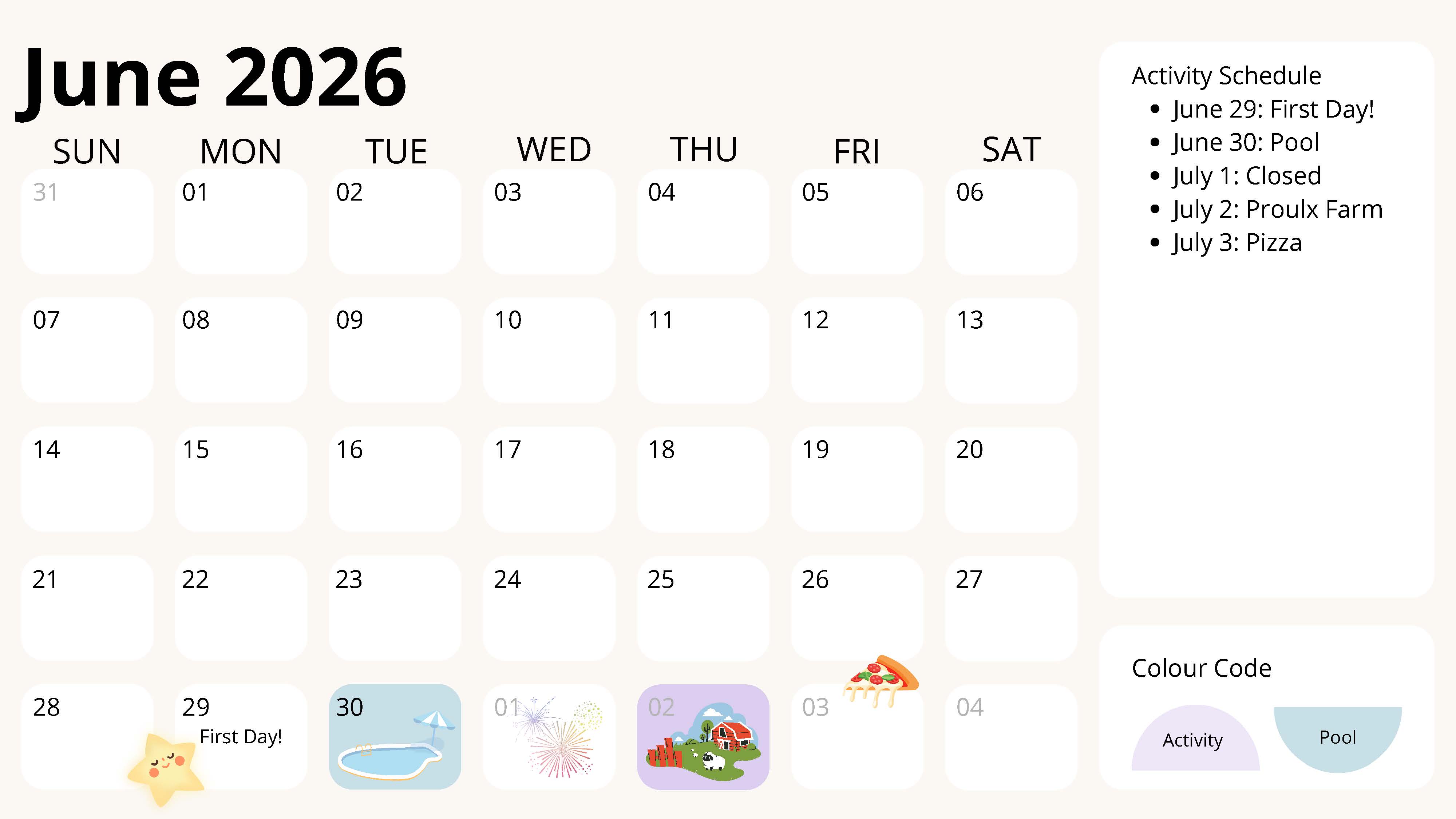 June Programming