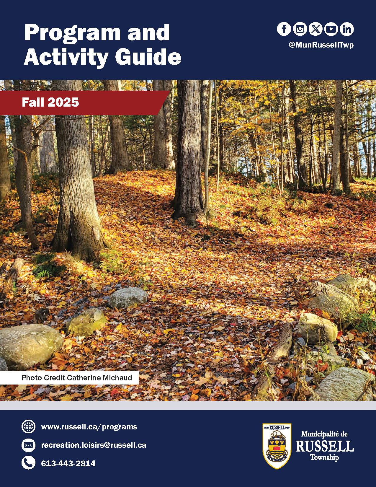 Fall Recreation Guide Cover