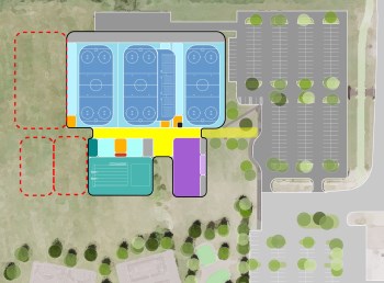 Plan conceptuel du complexe récréatif