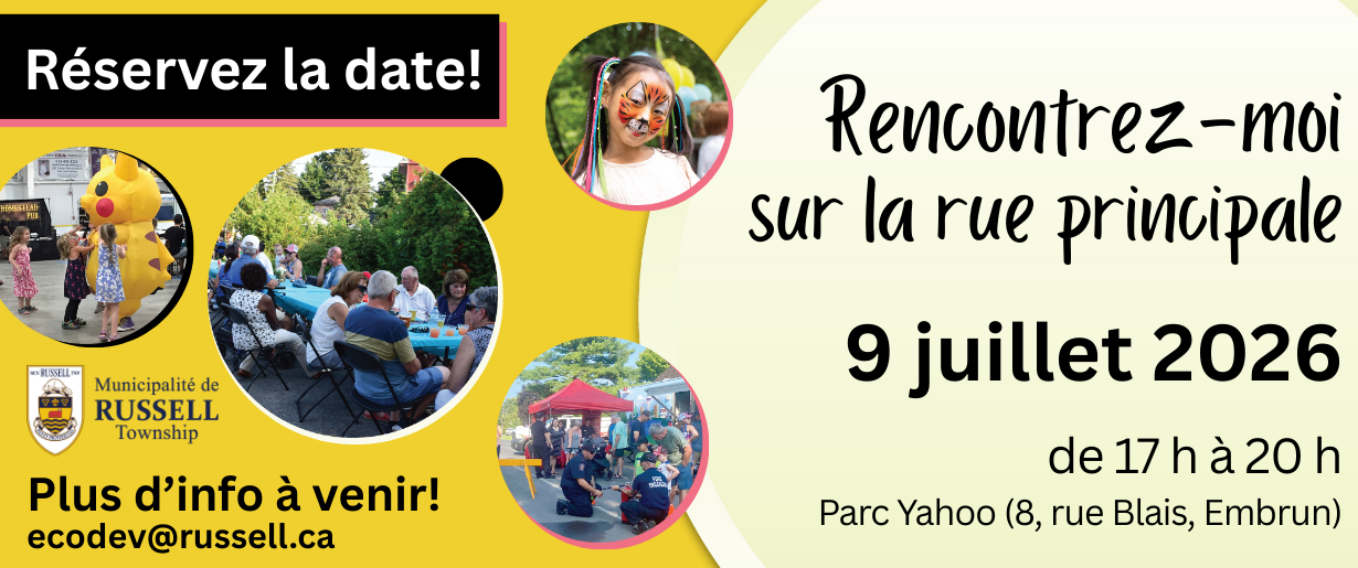 Bannière titre de Rencontrez-moi sur la rue principale