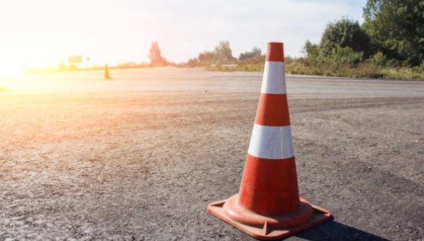 Traffic Cone on Road