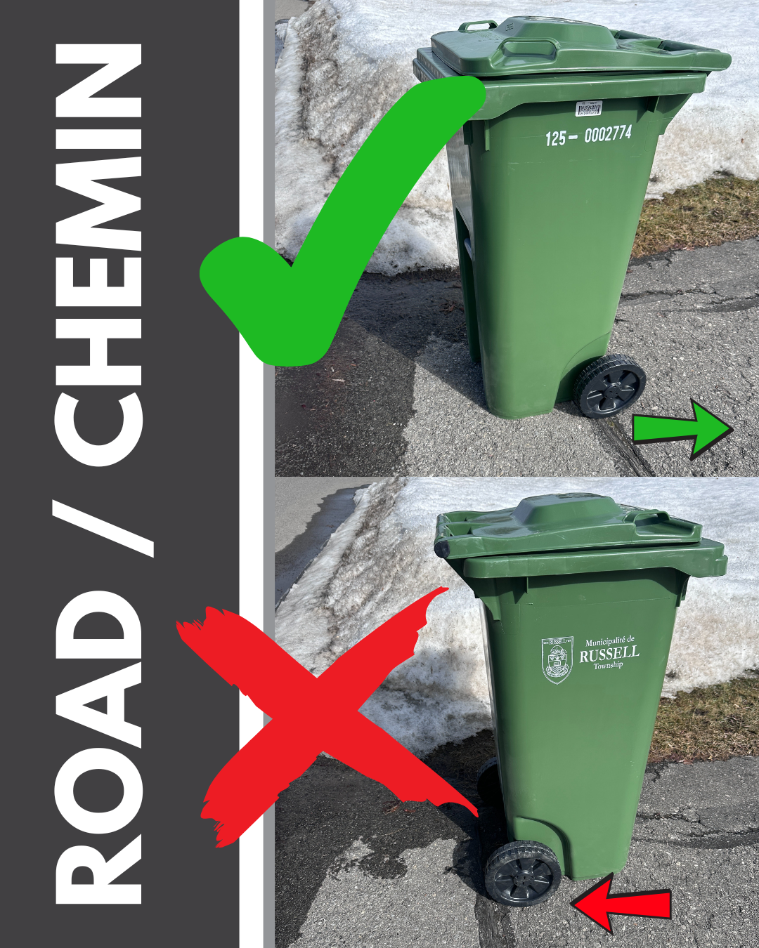Bin positioning
