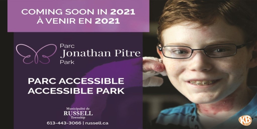 Jonathan Pitre Park Sign