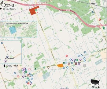 Map of Township of Russell