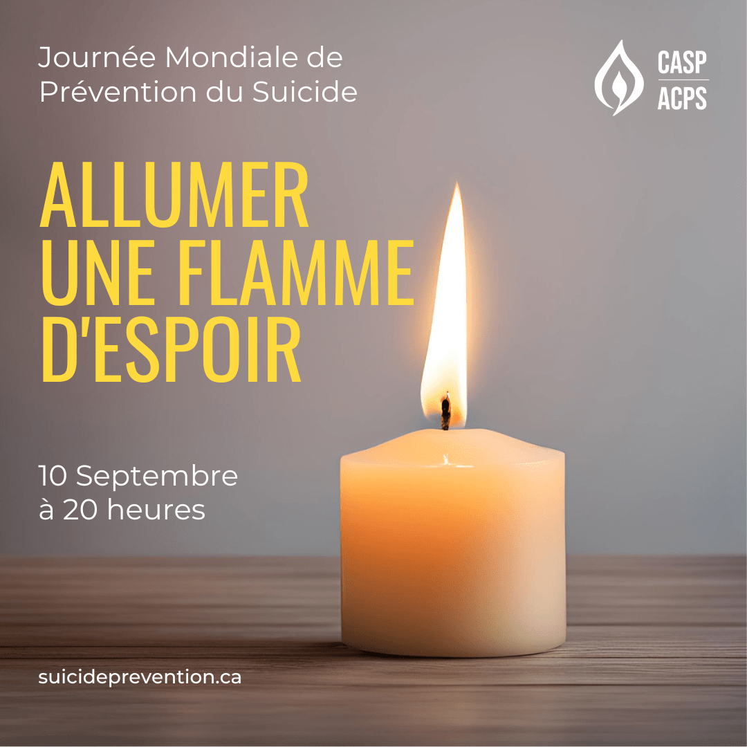 Affiche pour la journée mondiale de la prévention du suicide Affiche pour la journée mondiale de la prévention du suicide